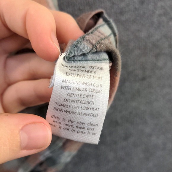 Toad&Co Men's Flannel Button-Up Shirt Multi XL Check Short Sleeve Chest Pocket - Picture 10 of 13